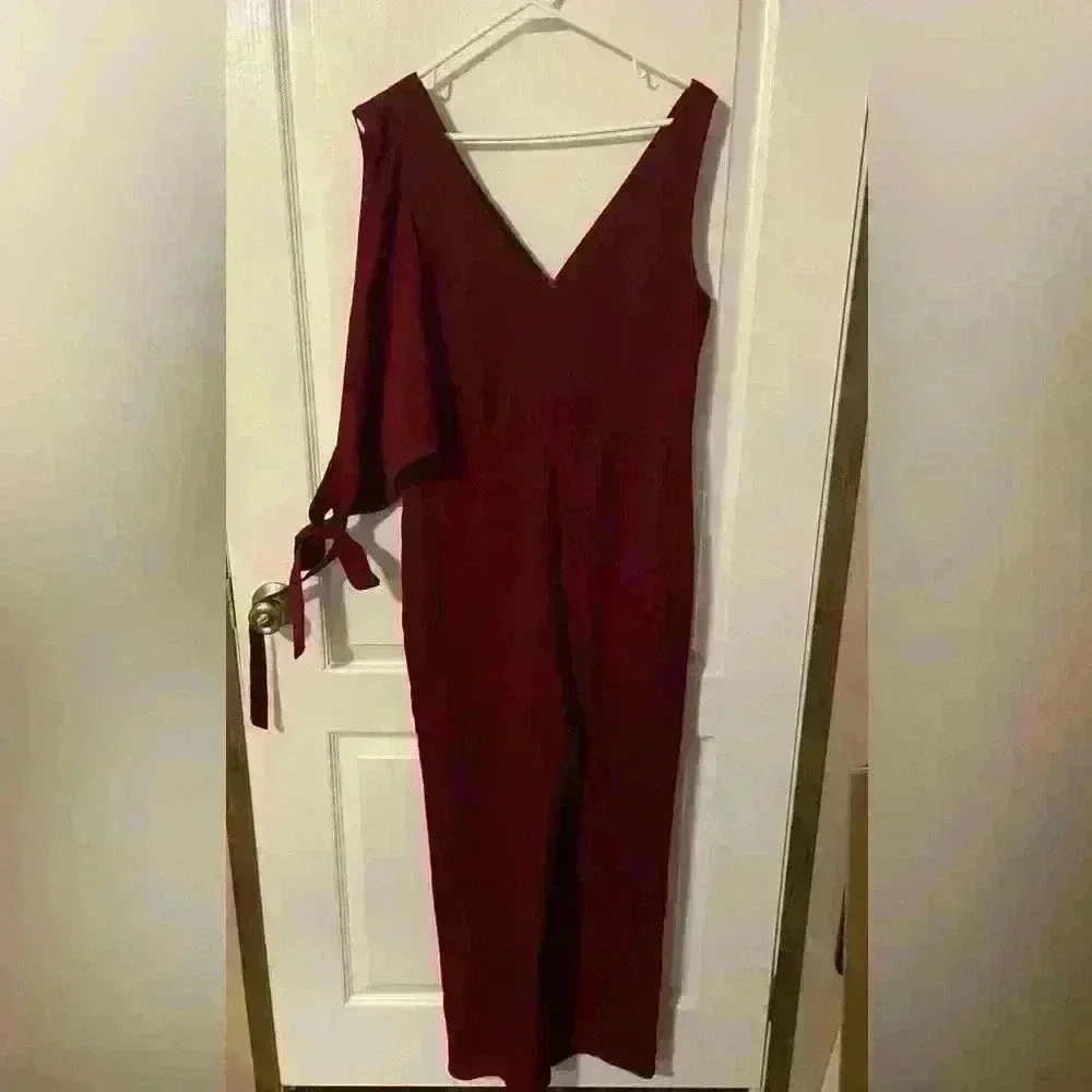 Lulus one shoulder pants jumpsuit